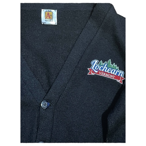 Lochearn Vermont A+ Youth Black Size L Cardigan - Picture 3 of 3
